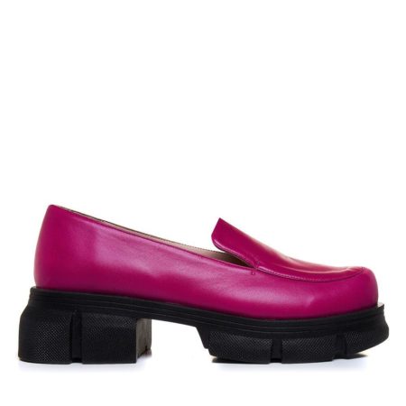 Pantofi casual magenta