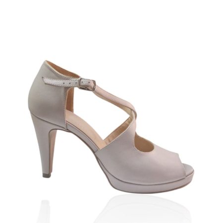Sandale Nude roze Elegante cu Toc și Platformă – Best Seller Confortabil la Reducere!