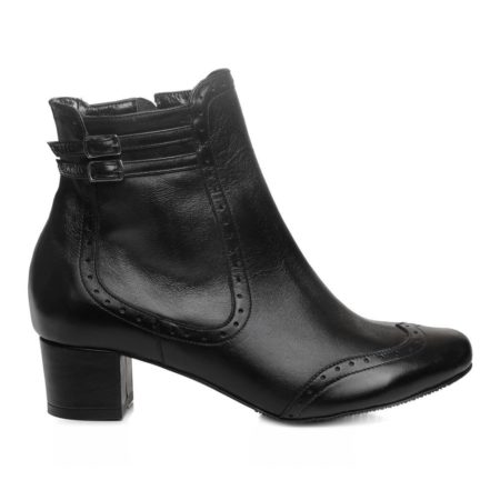 Botine ELARA din piele naturală – elegante, lucrate manual